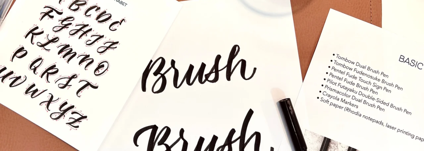 Modern Calligraphy: Brush Pen Lettering [Class in San Diego] @ Art on 30th