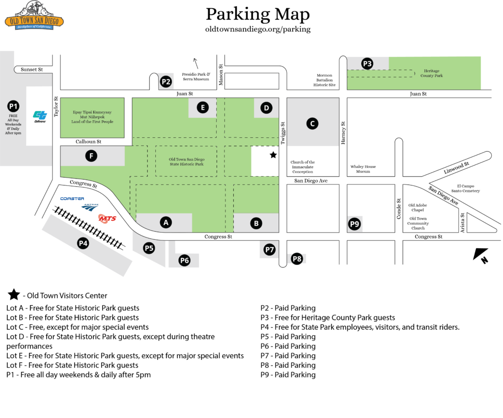 Parking – Old Town San Diego