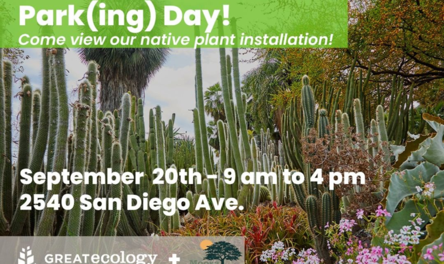 Great Ecology Brings Nature to San Diego Avenue for Park(ing) Day