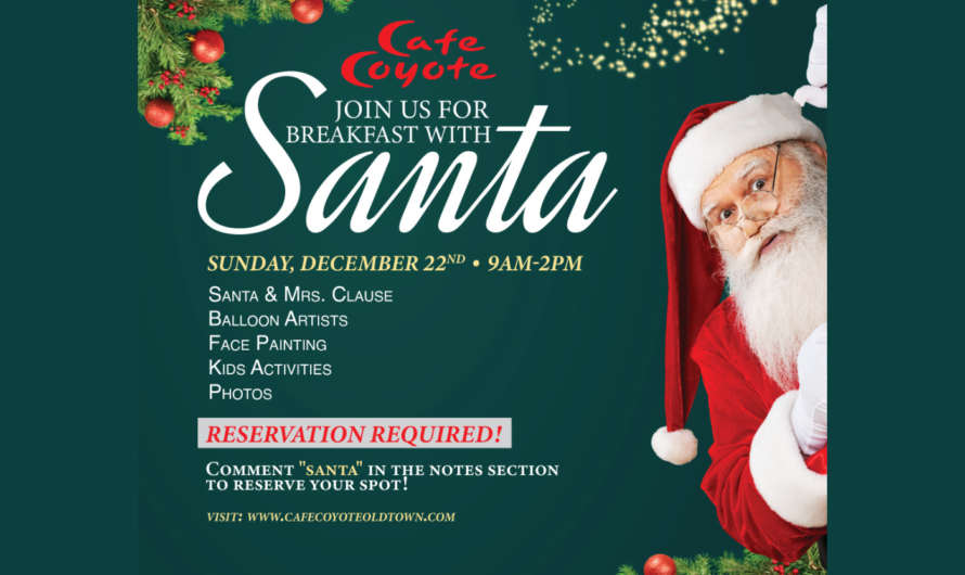 Brunch with Santa at Café Coyote: A Festive Family Celebration!